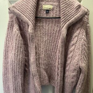 Lavender Sweater Jacket